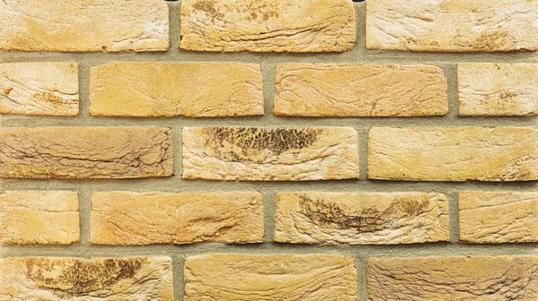 Texture of natural brick. Facing materials — Stock Photo, Image