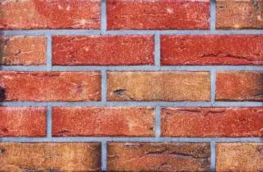 Doku doğal tuğla. Malzemeler karşı karşıya