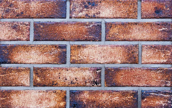Texture de brique naturelle. Matériaux de revêtement — Photo