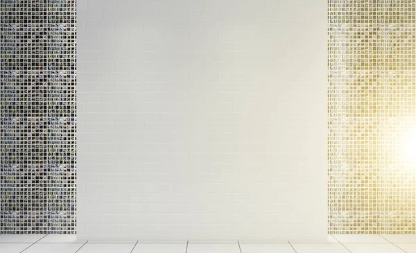 Badezimmer Einem Privaten Haus Modernes Design Frischer Raum Sonnenuntergang Rendering — Stockfoto