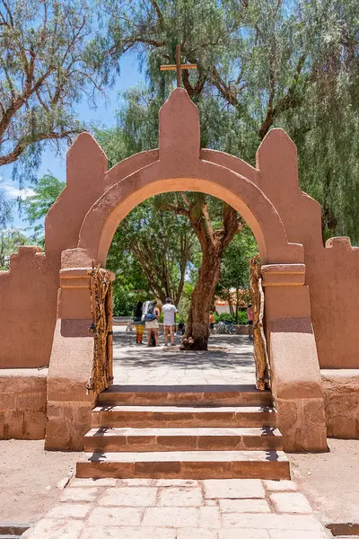 Şili, kilise San Pedro de Atacama.