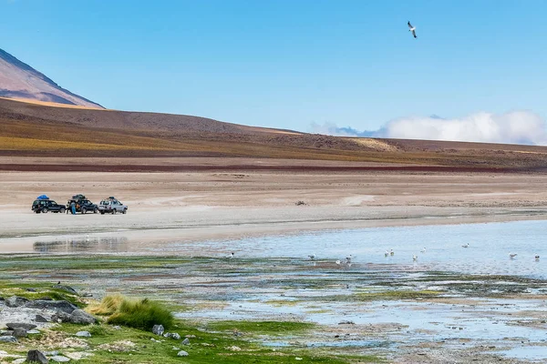 Πράσινο λιμνοθάλασσα (laguna Verde), Ουγιούνι, Βολιβία. — Φωτογραφία Αρχείου