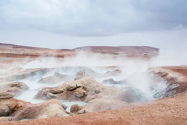 Thermal springs and geysers at 5 km altitude, Uyuni, Bolivia