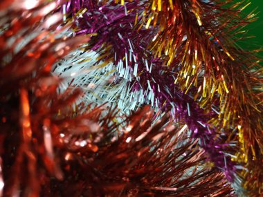 Renkli süsler, Noel süsleri. Tatil geçmişi. Metin için alanı kopyala.