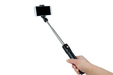 Selfie çekmek - cep telefonuyla el ele tutuşmak.