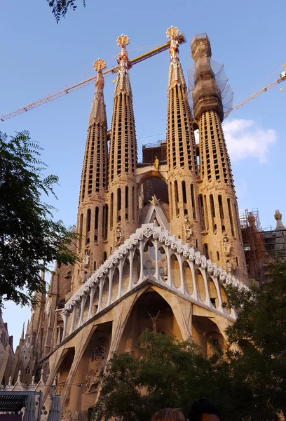 La Sagrada Familia, wrzesień 2016 — Zdjęcie stockowe