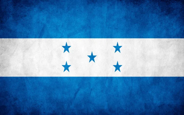 Grunge Vlag Van Honduras — Stockvector