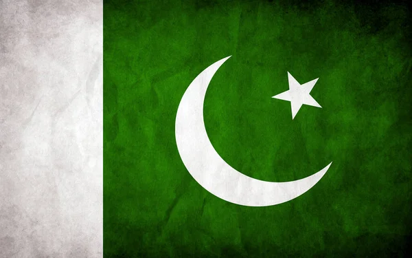 Bandiera Grunge Del Pakistan — Vettoriale Stock
