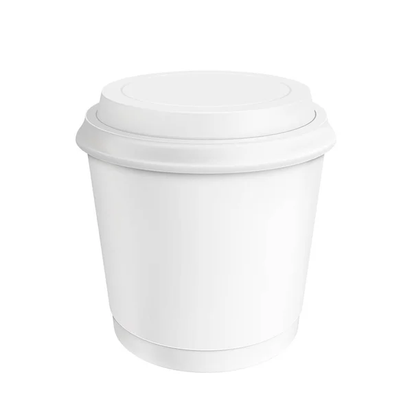 Una taza de café. Ilustración aislada sobre fondo blanco — Vector de stock