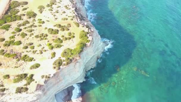 Bela vista aérea mar — Vídeo de Stock