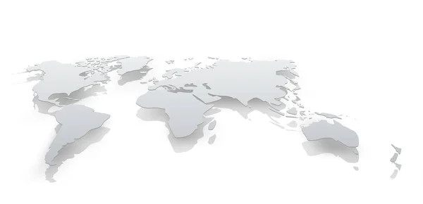 Image du papier carte du monde — Image vectorielle