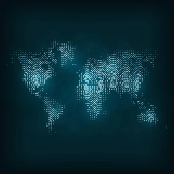 Image technologique du globe — Image vectorielle