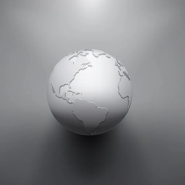 Imagen digital de la Tierra del globo — Vector de stock