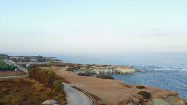 Hermosa vista aérea al mar — Vídeos de Stock