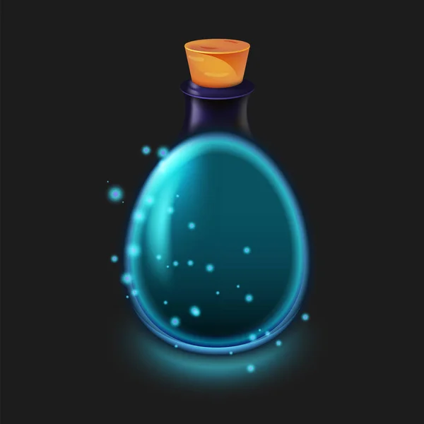 Magische fles voor potion — Stockvector