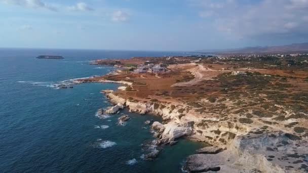 Beautiful sea aerial view — Stock Video
