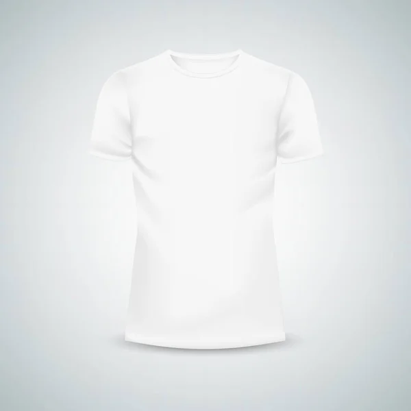 Mužské tričko šablona maketa — Stockový vektor