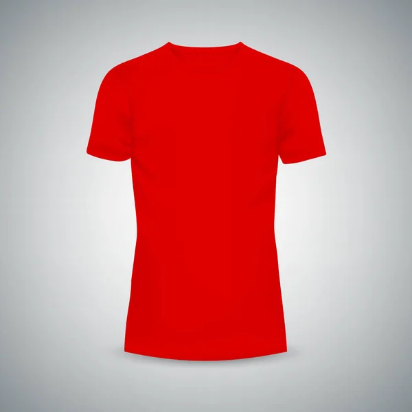 Male T-shirt template mockup — Stock Vector