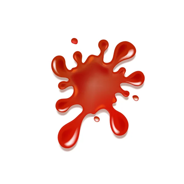 Salpicaduras de sangre realistas — Vector de stock