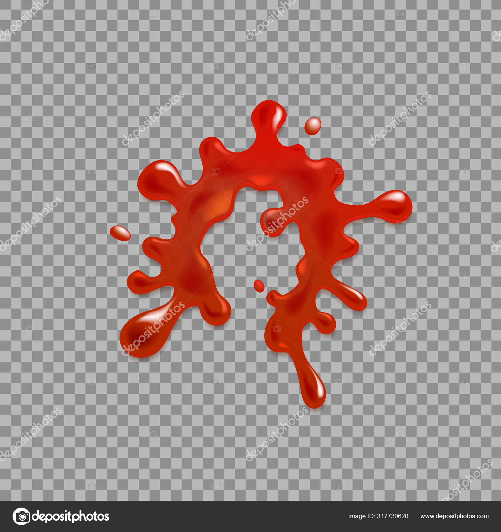 Realistic blood spatter Stock Vector Image by ©majcot #317730620