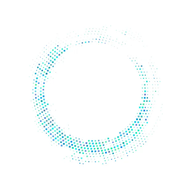 Cercle technologique virtuel — Image vectorielle