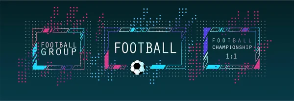 Ποδόσφαιρο πρωτάθλημα απεικόνιση — Διανυσματικό Αρχείο