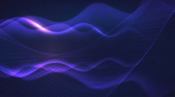 Lydbølger i bevegelse – stockvektor