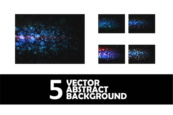 Glitter lights effects background — Stock Vector