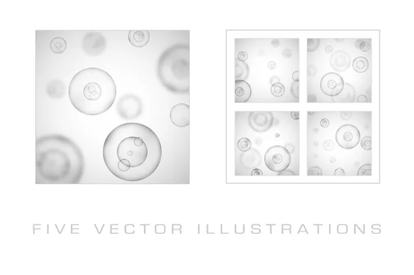 Formación científica con células — Vector de stock