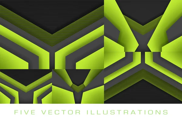 Fondo abstracto vibrante — Vector de stock