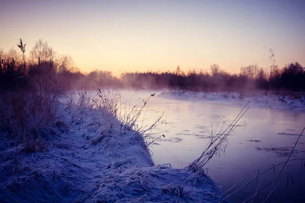 Street Terrible Cold River Beauty — Stock Photo, Image