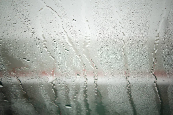 Texture Drop Water Glass New — Stock Photo, Image