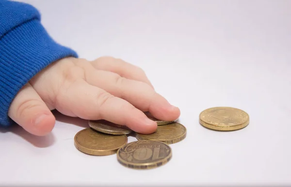 Monedas Billetes Banco Rusos Negocios Finanzas — Foto de Stock