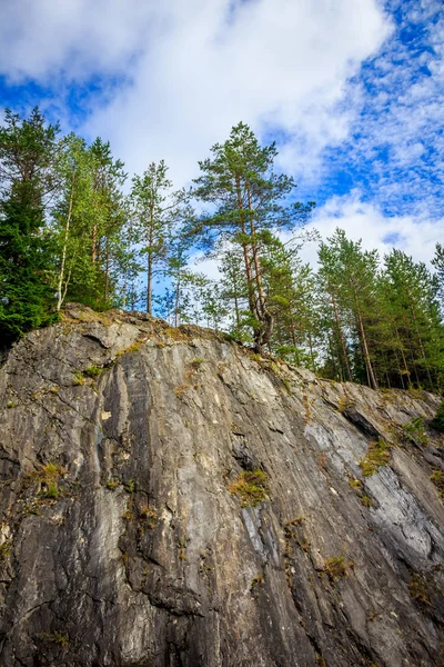 Voormalige Marmeren Steengroeve Ruskeala Republiek Karelië — Stockfoto