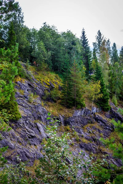 Бывший Мраморный Карьер Ruskeala Republic Karelia — стоковое фото