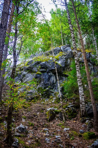 旧大理石採石 Ruskeala カレリア共和国 — ストック写真