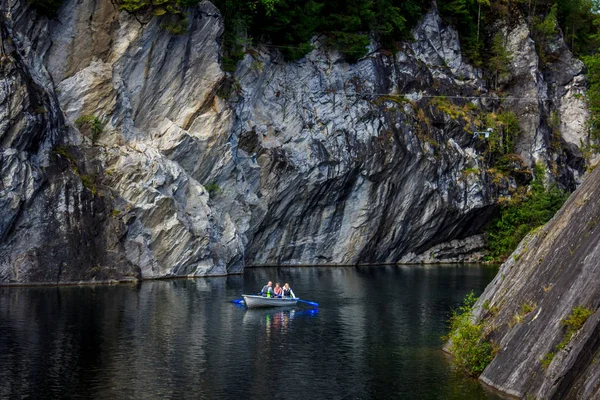 Former marble quarry Ruskeala, Republic of Karelia — Stock Image Former Marble Quarry Ruskeala Republic Karelia Stock Photo