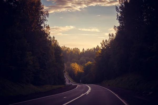 Straßen Der Republik Karelien Russland September 2017 — Stockfoto