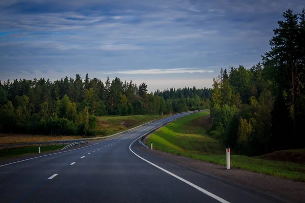Estradas República Carélia Rússia Setembro 2017 — Fotografia de Stock