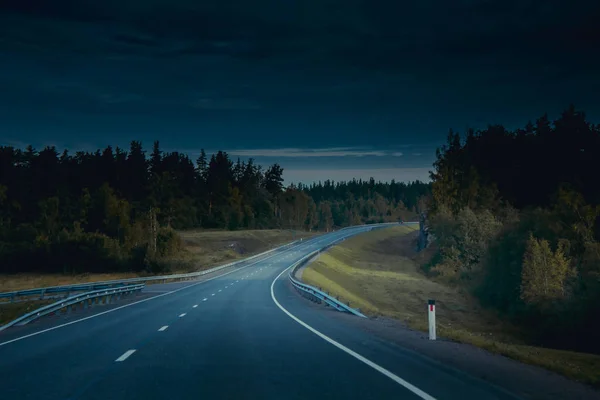 Roads Republic Karelia Russia September 2017 — Stock Photo, Image