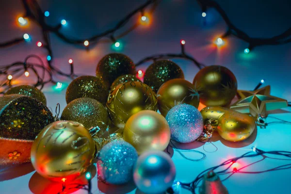 Weihnachtskugeln für einen Baum — Stockfoto