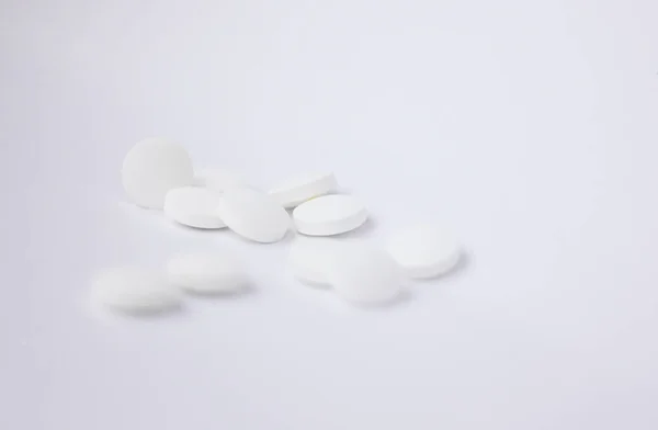 Geneesmiddelen Een Witte Achtergrond — Stockfoto