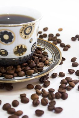 Kahve natürmort, güçlü kahve kokusu