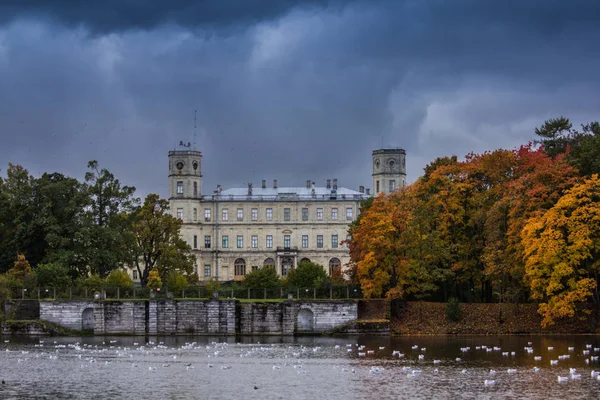 Outono dourado em Gatchina Park — Fotografia de Stock