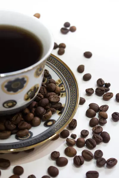 Koffie Stilleven Geur Van Sterke Koffie — Stockfoto