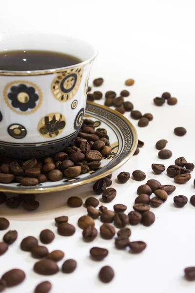 Koffie Stilleven Geur Van Sterke Koffie — Stockfoto