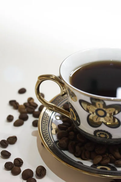 Koffie Stilleven Geur Van Sterke Koffie — Stockfoto