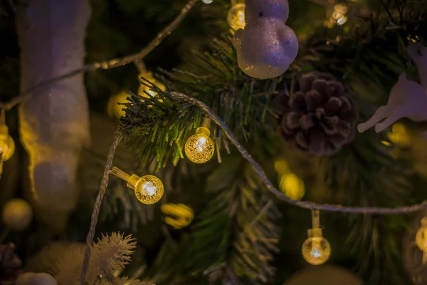 Ozdoby Choinkowe Christmas Tree Zabawek Choinkę — Zdjęcie stockowe