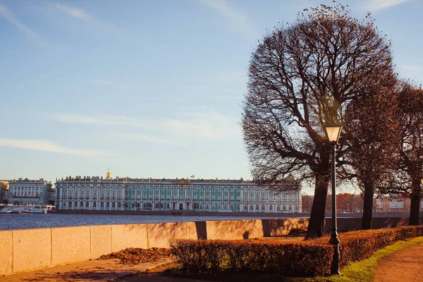 Otoño Centro Ciudad San Petersburgo — Foto de Stock