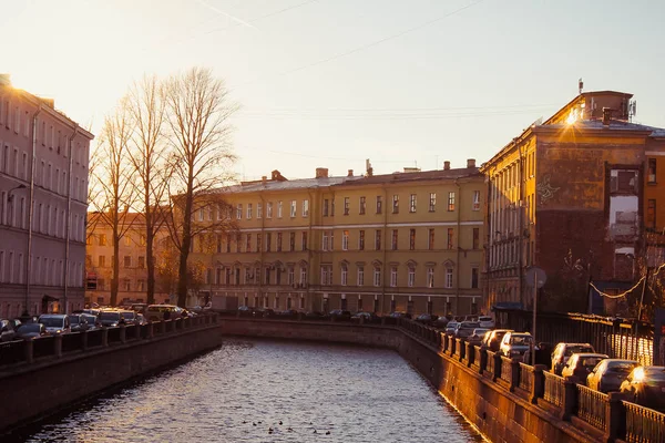 Najaar Stad Centrum Van Petersburg — Stockfoto